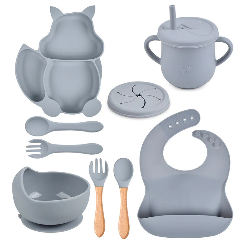 SnugBub Silicone Feeding Set