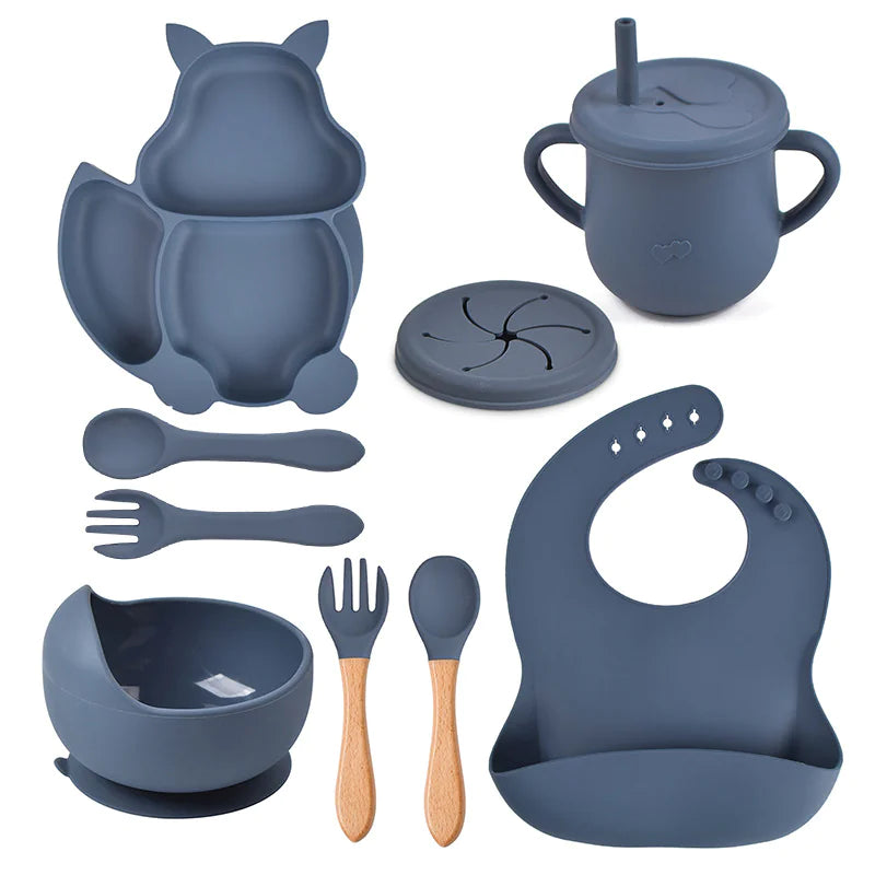 SnugBub Silicone Feeding Set
