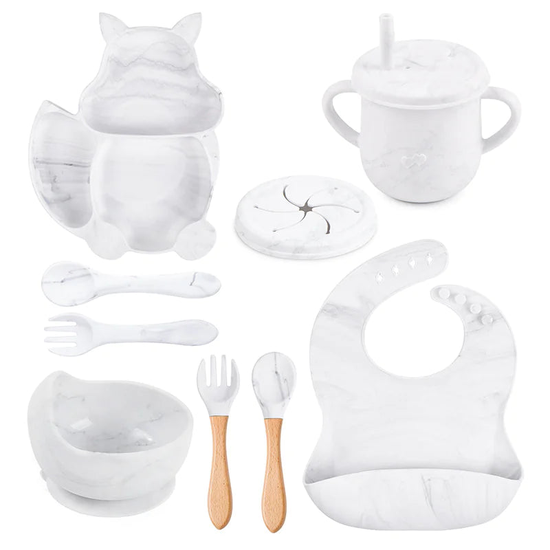 SnugBub Silicone Feeding Set