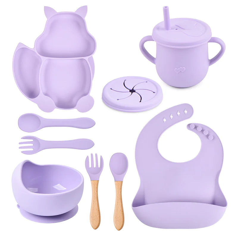 SnugBub Silicone Feeding Set