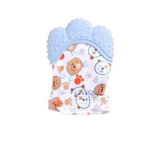 Soft Silicone Baby Teething Mittens