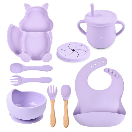 SnugBub Silicone Feeding Set